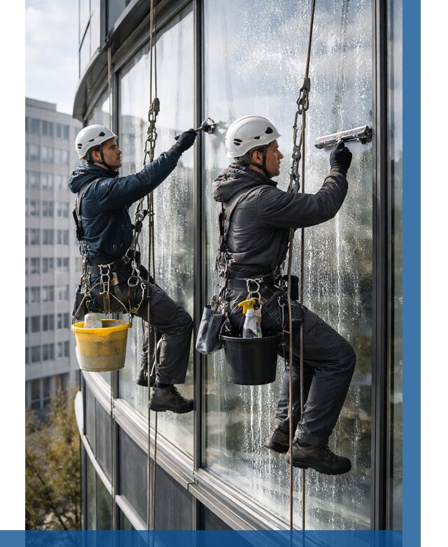Мойка панорамных окон в Балашове от 356 р. заказать у ВЫСОТНИК-Бла