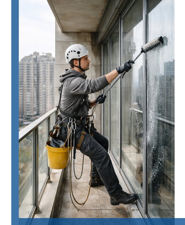 Профессиональная мойка балконного остекления в Балашове