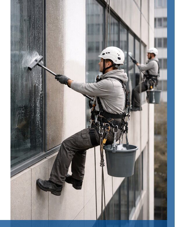 Мойка фасадов зданий в Балашове под ключ от 356 р. | ВЫСОТНИК-Бла