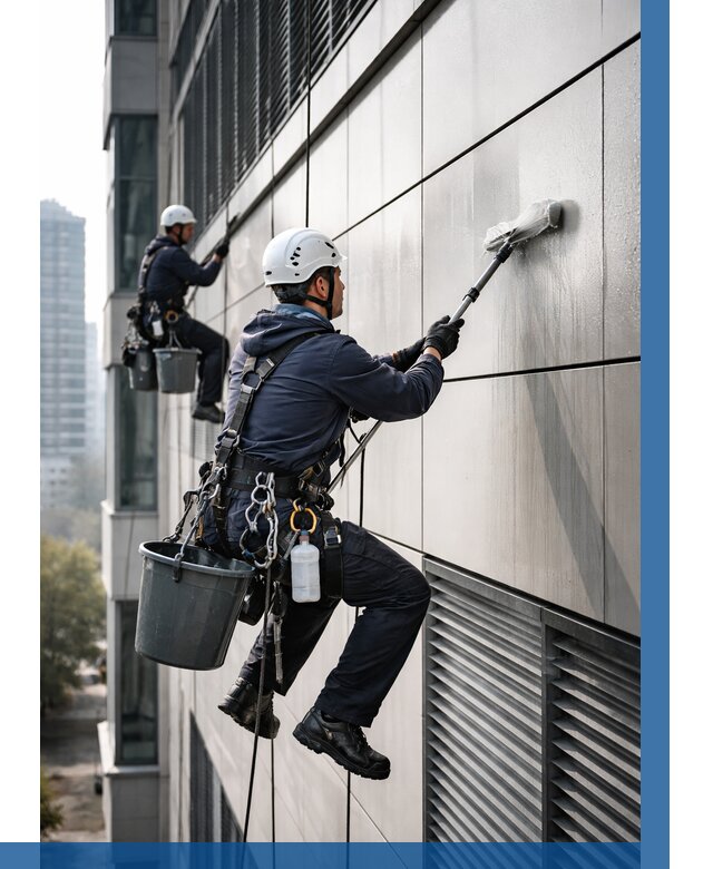 Мойка вентилируемого фасада в Балашове от 254 р. | ВЫСОТНИК-Бла