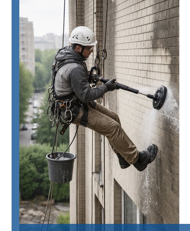 Очистка фасада от копоти в Балашове профессионально и безопасно