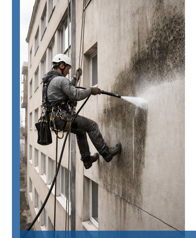 Профессиональная очистка фасадов от плесени в Балашове