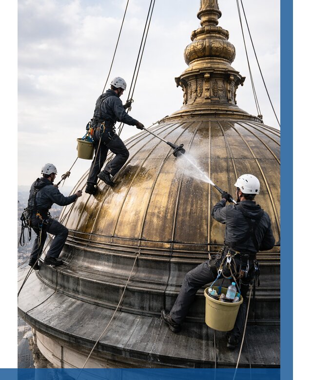 Мойка куполов и шпилей в Балашове от 8135 р. - заказать | ВЫСОТНИК-Бла