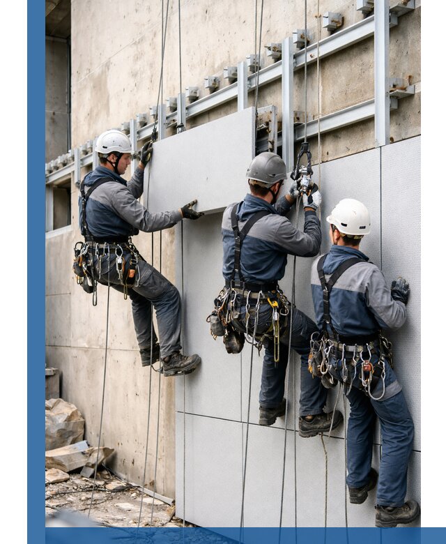 Монтаж вентилируемого фасада в Балашове под ключ с гарантией качества