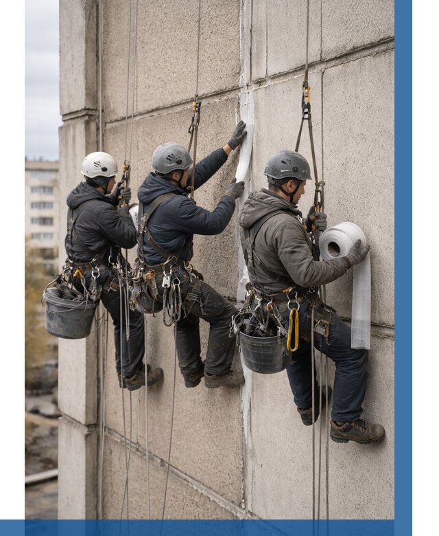 Ремонт межпанельных швов в Балашове от 763 р. | ВЫСОТНИК-Бла