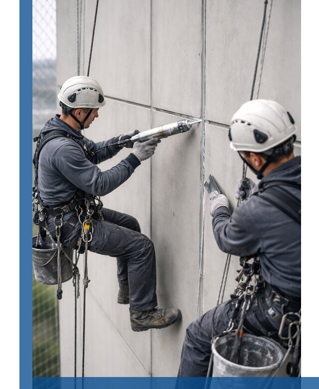 Первичная герметизация швов фасадов и кровель в Балашове