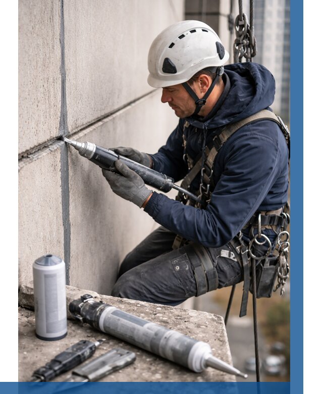 Вторичная герметизация швов в Балашове от 458 р. | ВЫСОТНИК-Бла