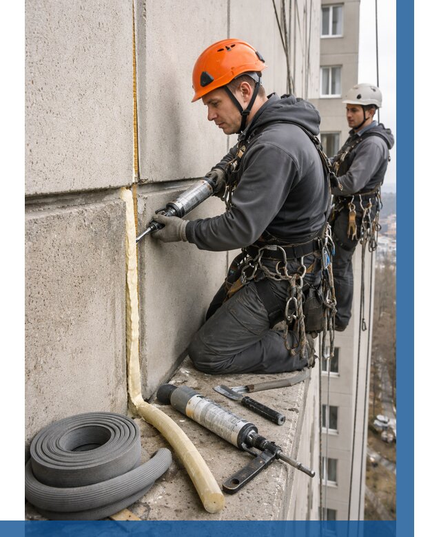 Теплый шов межпанельные швы в Балашове от 712 р. | ВЫСОТНИК-Бла