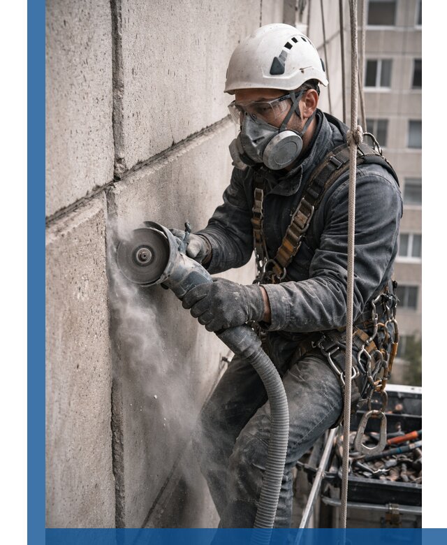 Штробление межпанельных швов в Балашове качественно и быстро