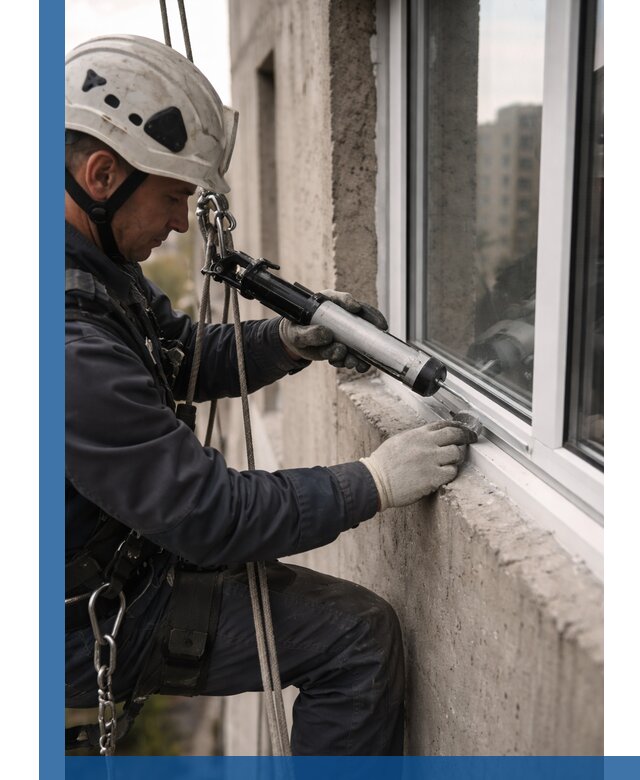 Герметизация оконных швов снаружи в Балашове профессионально