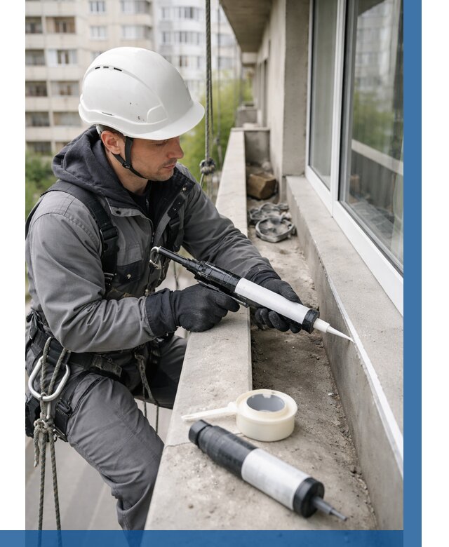 Герметизация швов лоджии в Балашове от 4576 р. | ВЫСОТНИК-Бла