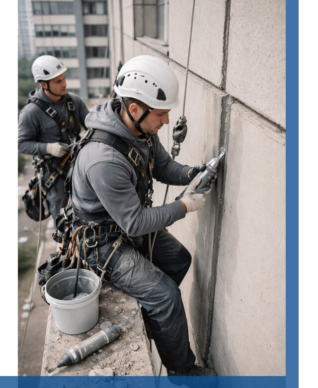 Ремонт деформационных швов здания в Балашове от 1017 р. | ВЫСОТНИК-Бла