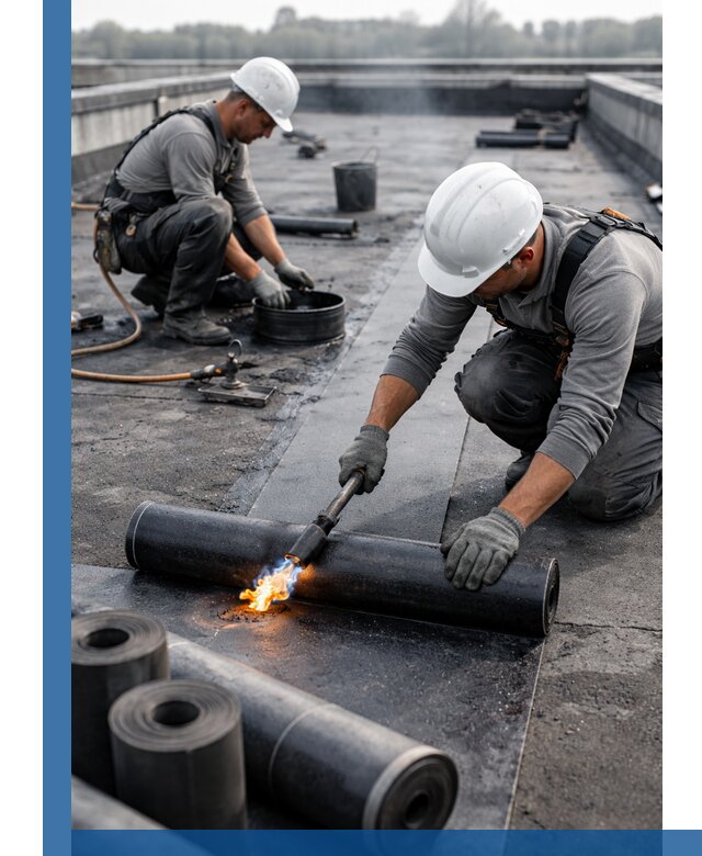 Ремонт рулонной кровли в Балашове герметизация и восстановление