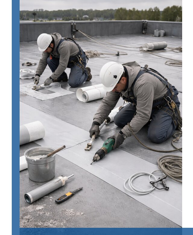 Ремонт мембранной кровли в Балашове качественно и с гарантией