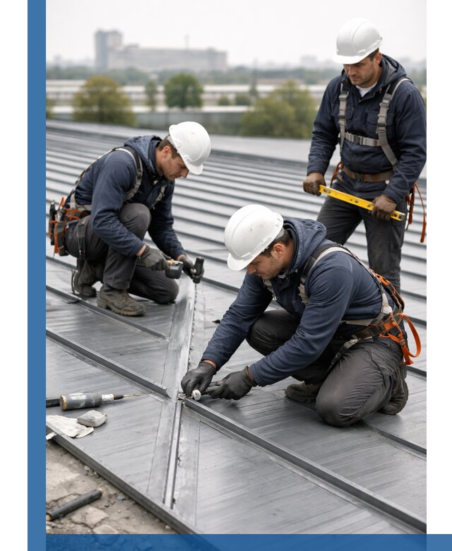 Ремонт фальцевой кровли в Балашове срочно и качественно