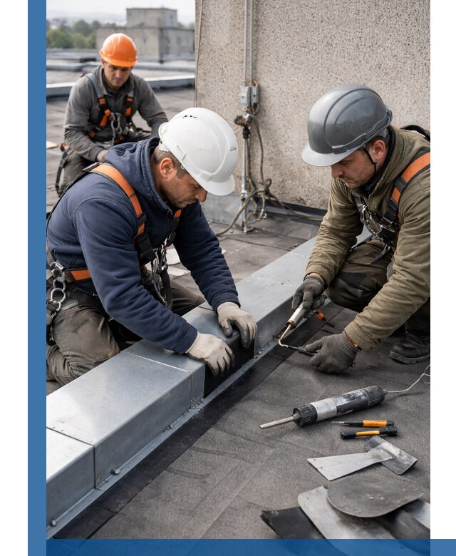 Ремонт кровельных примыканий в Балашове профессионально