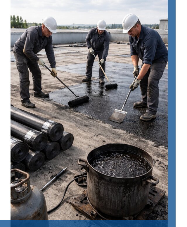 Гидроизоляция кровли мастикой в Балашове от 610 р. | ВЫСОТНИК-Бла