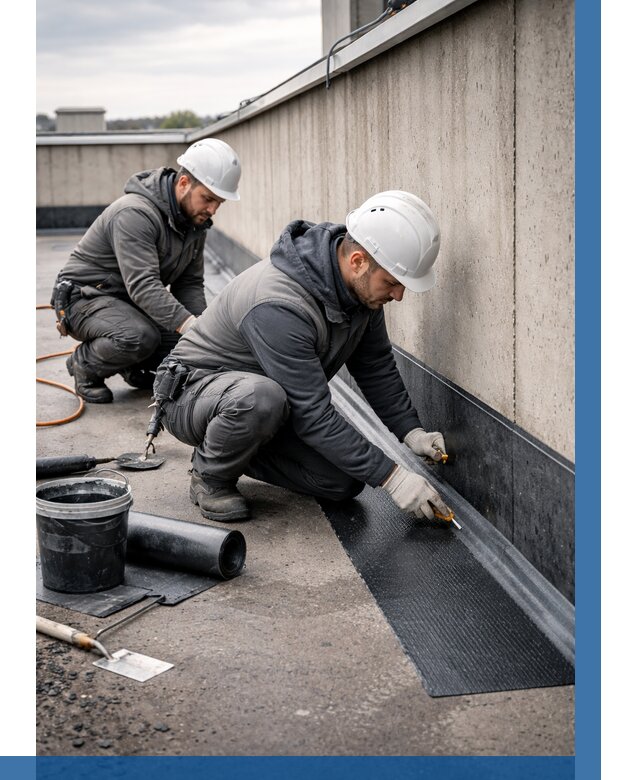 Гидроизоляция примыканий на кровле в Балашове от 915 р. | ВЫСОТНИК-Бла