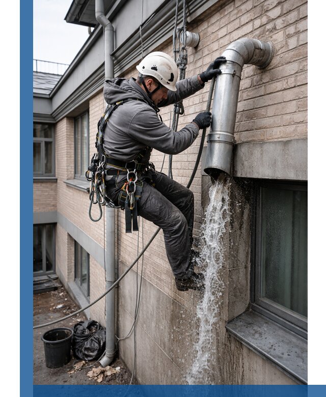 Профессиональная прочистка водосточных труб в Балашове с гарантией