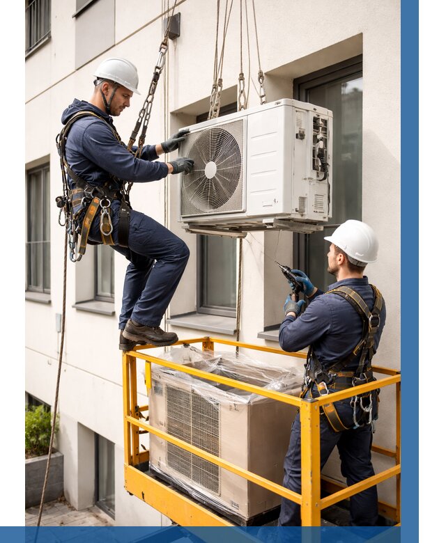 Демонтаж внешнего блока кондиционера в Балашове от 3559 р. | ВЫСОТНИК-Бла