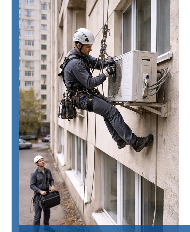 Демонтаж внешнего блока кондиционера в Балашове профессионально