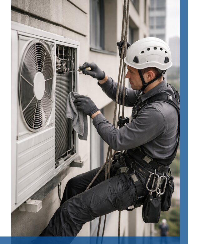 Обслуживание внешнего блока кондиционера в Балашове от 2746 р.ВЫСОТНИК-Бла