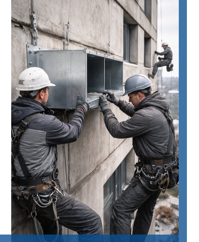 Монтаж вентиляционных коробов в Балашове от 3051 р. | ВЫСОТНИК-Бла