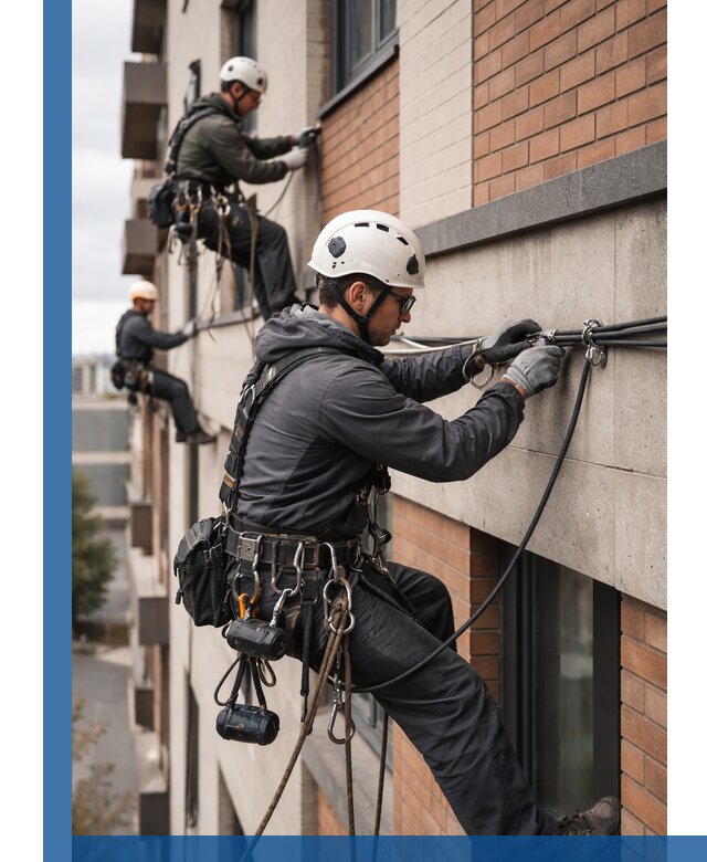 Крепление кабеля на фасаде монтаж и крепеж в Балашове