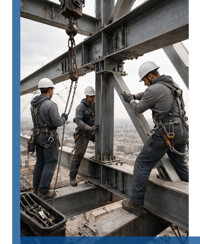 Профессиональный монтаж металлоконструкций на высоте в Балашове