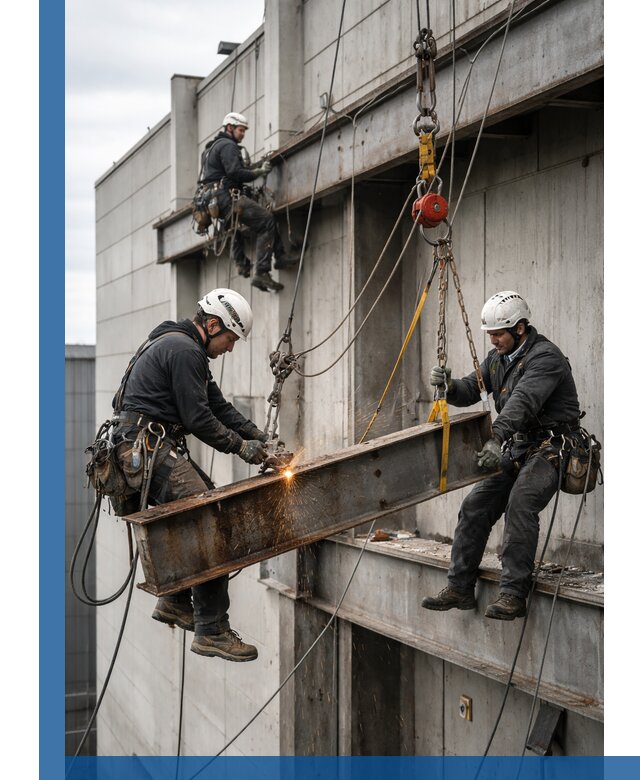 Демонтаж металлоконструкций на высоте в Балашове под ключ