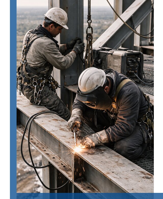 Высотные сварочные работы в Балашове для промышленных объектов