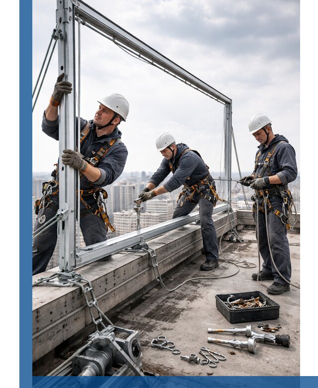 Монтаж крышных рекламных конструкций под ключ в Балашове