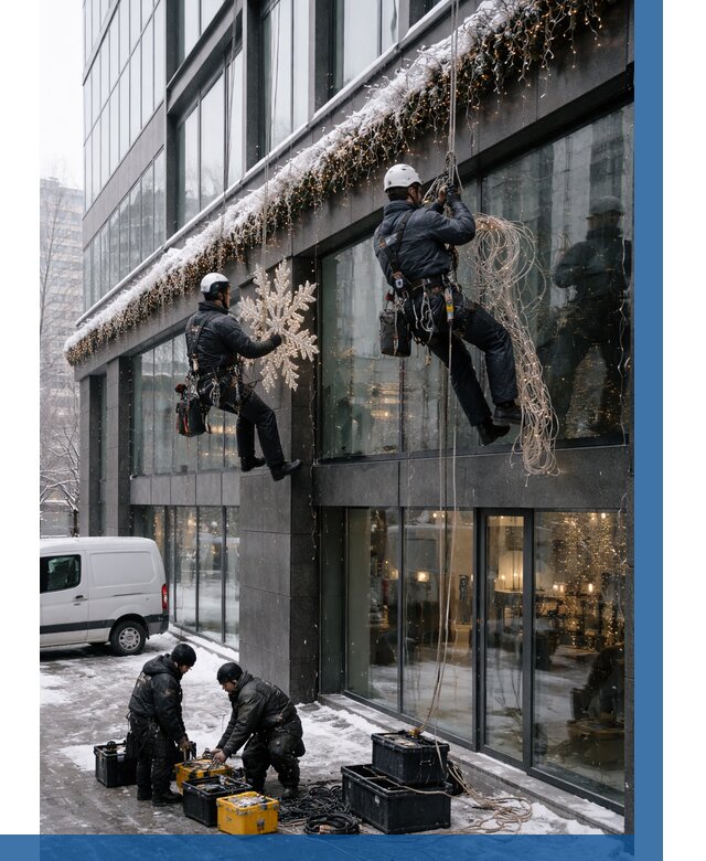 Демонтаж новогоднего оформления в Балашове от 5593 р. | ВЫСОТНИК-Бла