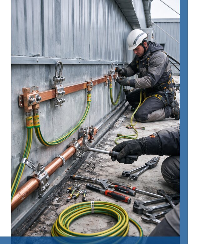 Монтаж заземления здания в Балашове от 25423 р. | ВЫСОТНИК-Бла