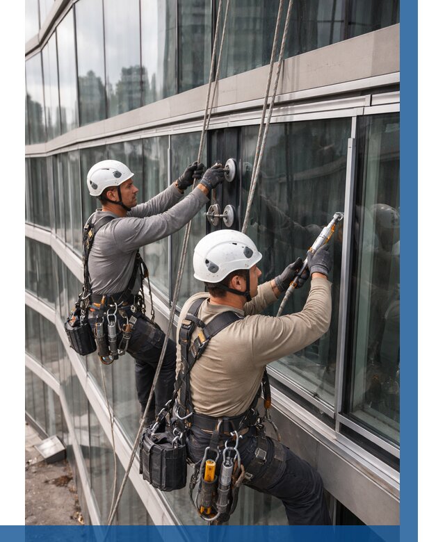Радиусное остекление фасада в Балашове от 12203 р. | ВЫСОТНИК-Бла