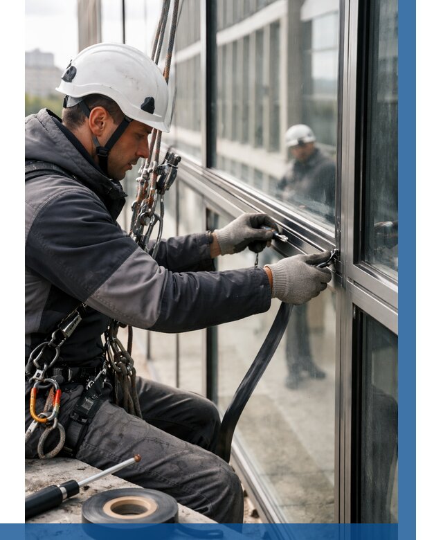 Ремонт витражных конструкций в Балашове от 3559 р. | ВЫСОТНИК-Бла