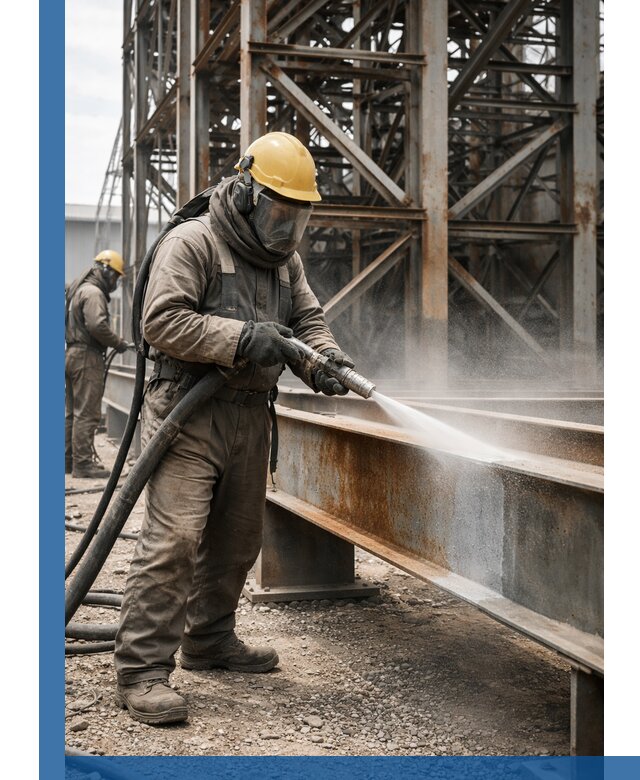 Пескоструйная очистка металлоконструкций в Балашове промышленная