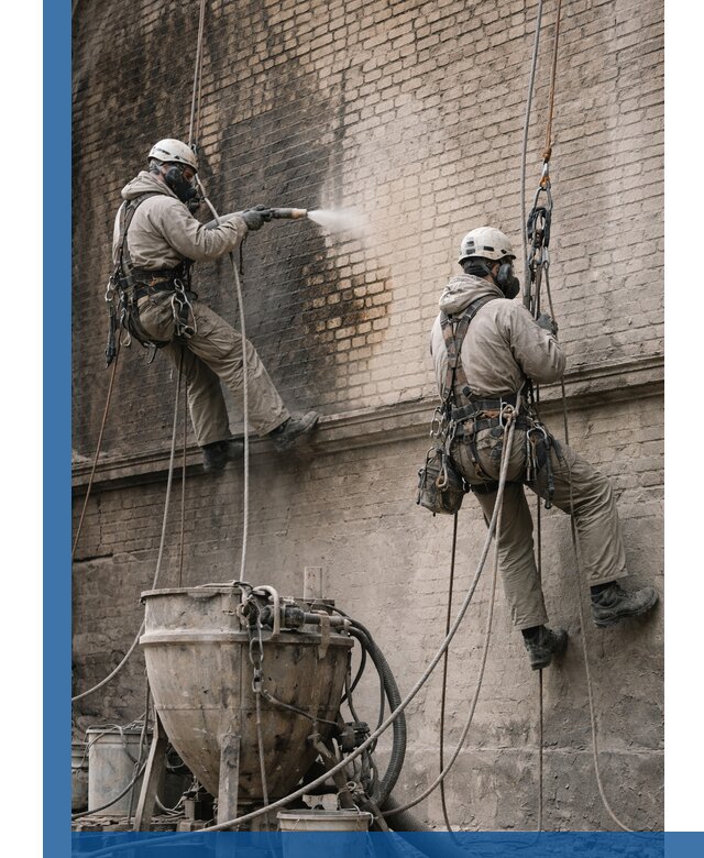 Пескоструйная очистка фасадов в Балашове профессионально