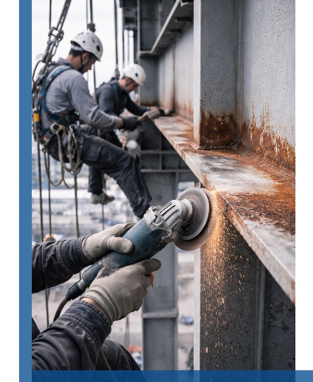 Зачистка металла от ржавчины и подготовка поверхностей в Балашове