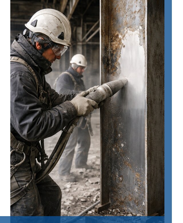 Удаление старой краски с металла в Балашове от 458 р. | ВЫСОТНИК-Бла