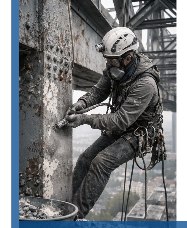 Удаление старой краски с металлических конструкций в Балашове