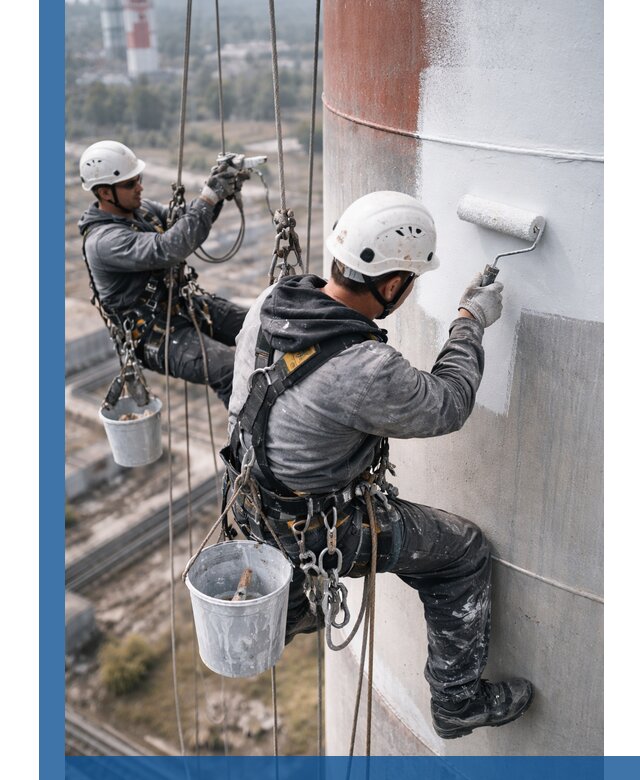 Покраска дымовых труб в Балашове: антикоррозийная защита и восстановление