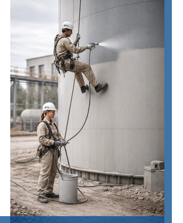 Покраска резервуаров в Балашове от 1220 р. | ВЫСОТНИК-Бла — заказать