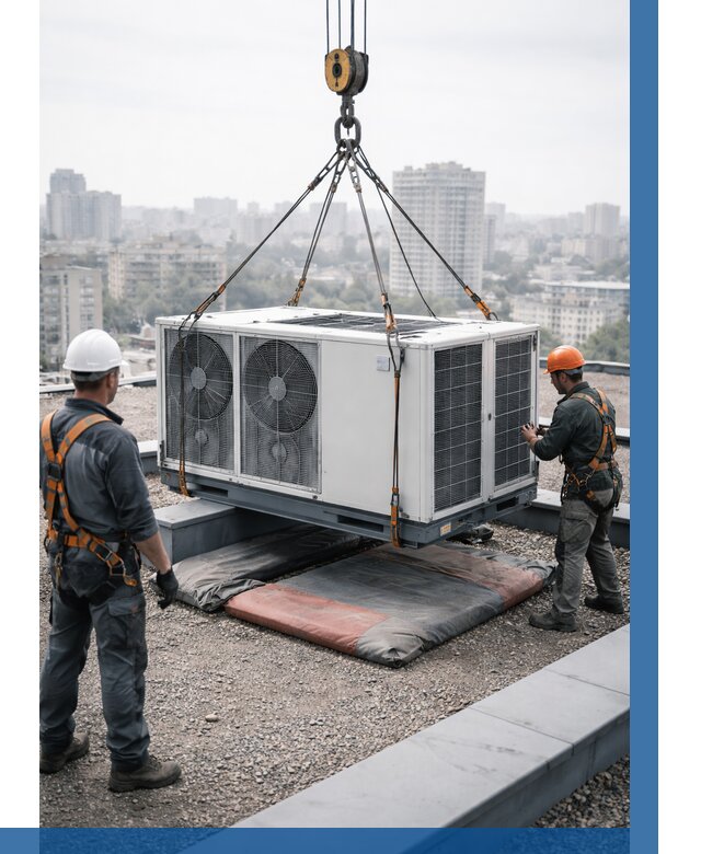 Подъем груза на крышу в Балашове от 5085 р. | ВЫСОТНИК-Бла заказать