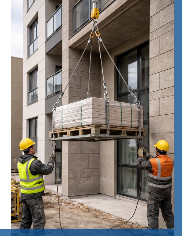 Подъем керамогранита на этаж в Балашове от 3559 р. | ВЫСОТНИК-Бла