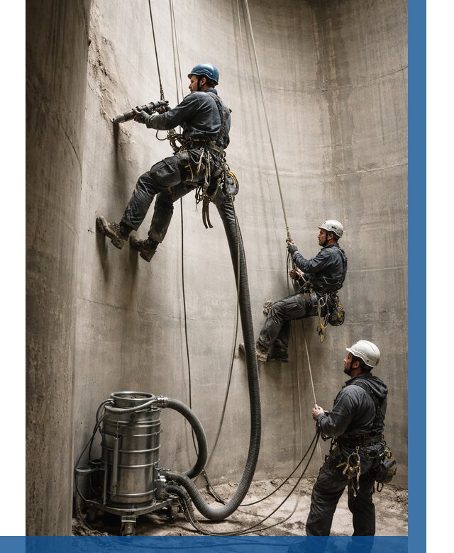 Зачистка силосов в Балашове от 4576 р. Договор и смета ВЫСОТНИК-Бла