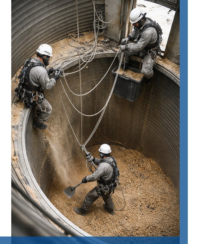 Чистка зерновых бункеров в Балашове от 12203 р. | ВЫСОТНИК-Бла