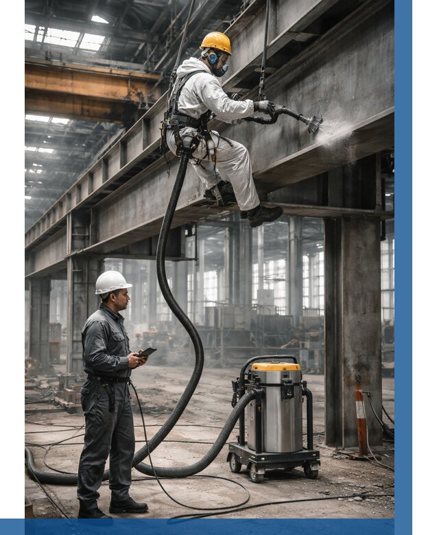 Обеспыливание конструкций в цехе в Балашове от 4271 р. | ВЫСОТНИК-Бла