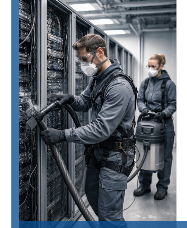 Обеспыливание серверной комнаты в Балашове, профессиональная очистка