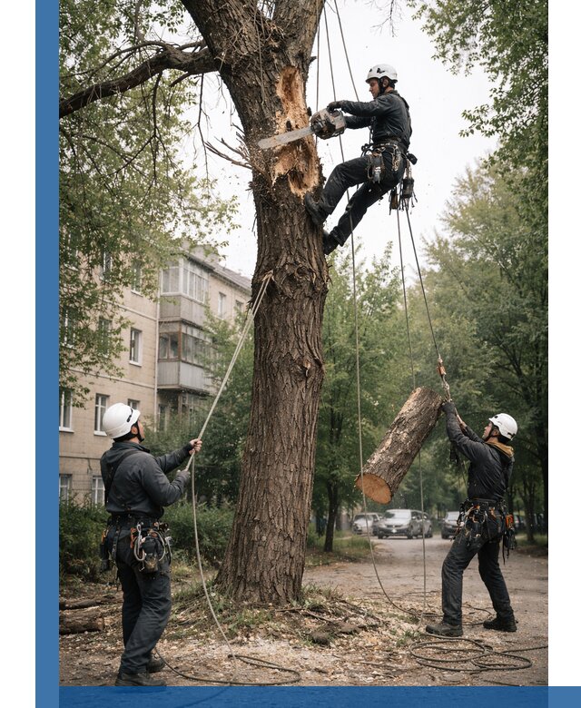 Срочное удаление аварийных деревьев в Балашове с гарантией безопасности